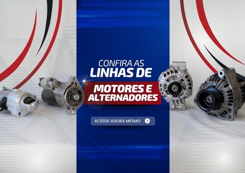 Confira as Linhas de Motores e Alternadores