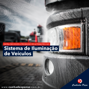  Entra em vigor a proibição de alterações no sistema de iluminação de veículos 