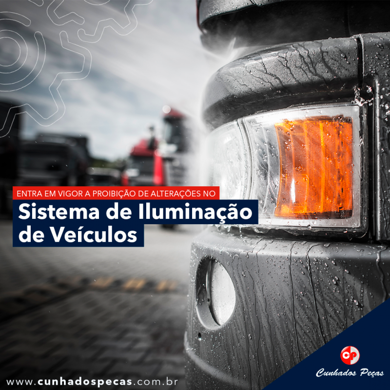 Entra em vigor a proibição de alterações no sistema de iluminação de veículos