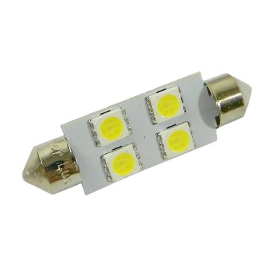 LED LAMP TORPEDO 24V 4 LEDS 41MM