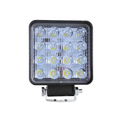 FAROL AUX QUADRADO 16 LEDS 48W BIVOLT