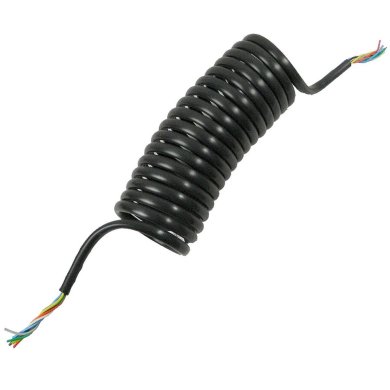 CHICOTE ESPIRAL 5,5 MTS P/CARRETA(7FIO)