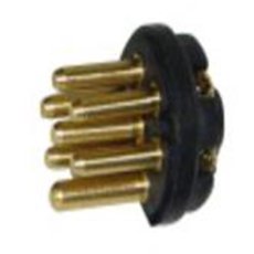 BAQUELITE TOMADA FEMEA 7P REDONDA MODERN