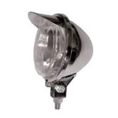 FAROL AUX 115MM 12V C/ABA CROMADO